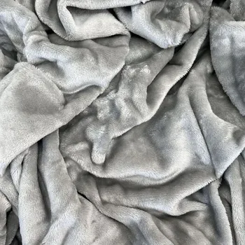 Povlečení Mikroplyšové prostěradlo 200x220 - světle šedé II.jakost