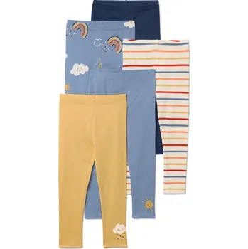 Dámské legíny 719267 - Tchibo - Dětské legíny - pánské|dámské - vel. 134/140 - barva: modrá/s potiskem