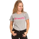 Meatfly dámské tričko Ladies MF Logo Grey Heather | Šedá