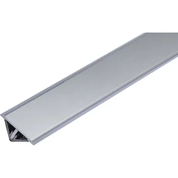 Nábytkové kování Těsnící profil TL 20 k pracovním deskám 4 m - Nerez broušená