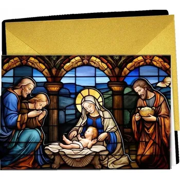 Obraz Vánoční přání 5,2 x 5,3 cm