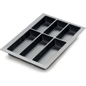 Příborník do zásuvky Příborník Classico Kristall softTouch 500/40 černá kristall