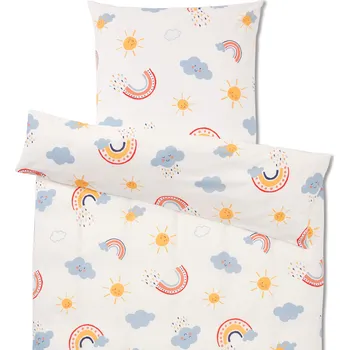 Povlečení 728505 - Tchibo - Dětské povlečení renforcé - barva: bílá