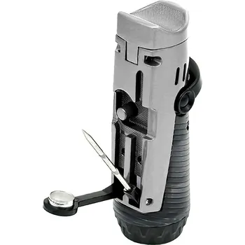 Zapalovač Zapalovač Ronson Bora RGL117 Silver/Black