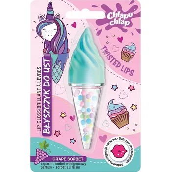 Přípravek na rty Lesk na rty - náhrdelník zmrzlina Chlapu Chlap sorbet hroznový