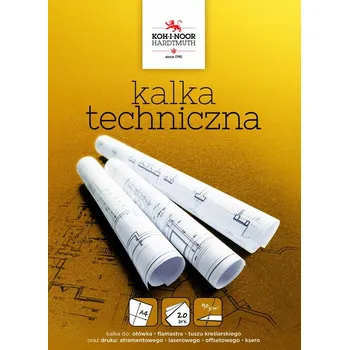 Pauzovací papír A3 průhledný 20 listů 90g Koh-i-noor