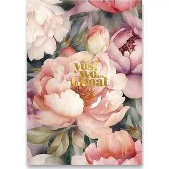 Náčrtník Shkolyaryk Muse Sketch &amp; Note Bloom Light - A5, čistý, 64 listů