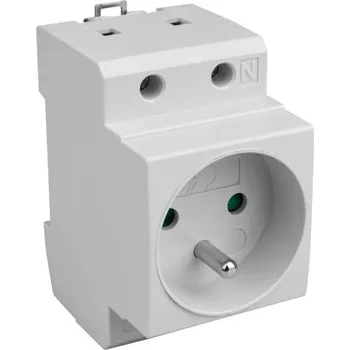 Elektrická zásuvka Zásuvka na DIN lištu DPM TH35