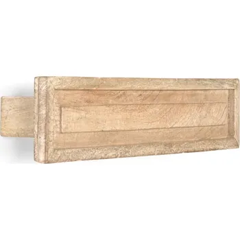 Držák na ručník Masivní držák na ručníky Patina z mangového dřeva, lakovaný, přírodní – 50 cm