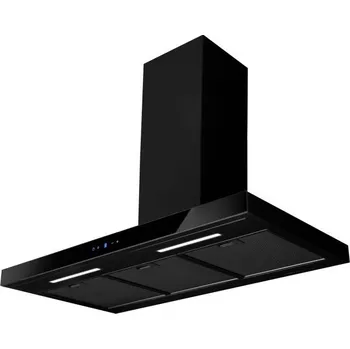 Digestoř Komínová digestoř Nortberg Sento OR Strips Black Matt - 90 cm