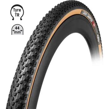 Plášť na kolo TUFO Gravel Swampero HD kevlar skládací černý/béžový 700 x 44c