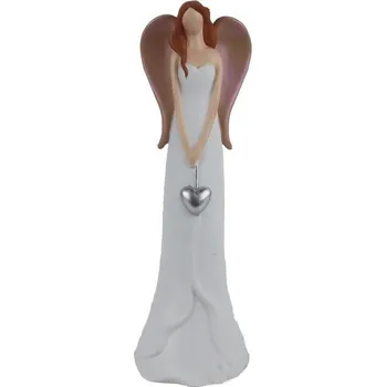 Vánoční dekorace Dekorace anděl se srdíčkem X8175/1