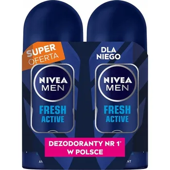 NIVEA MEN Antiperspirant kuličkový Fresh Active DUO 2x50 ml