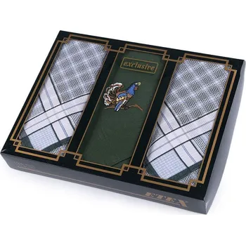 Papírový kapesník Pánský kapesník / dárková kazeta, barva 76 viz foto bažant