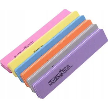 PILNÍK blok pěnový Buffer na nehty LEŠTIČKA VELKÁ ROVNÁ 100/180 SUNSHINE