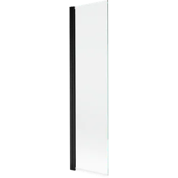 Vanová zástěna Mexen Mist vanová zástěna 1-křídlová 50 x 150 cm, transparentní, černá - 8A9-050-001-70-00 Vanové zástěny