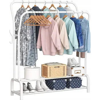 Věšák Stojanový věšák kovový Gockowiak bílý