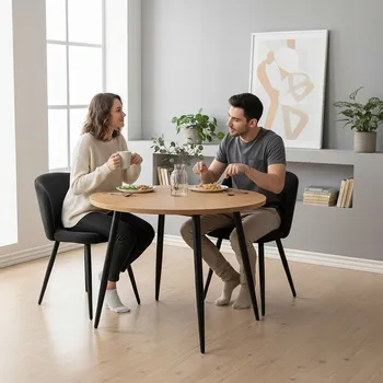 Jídelní židle Židle eHokery látka černá 1 ks