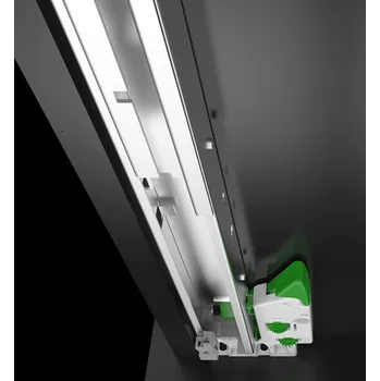 Nábytkové kování CemuxRide 30 kg plnovýsuv s dotlumením a Tip-on, synchro 3D - 350 mm