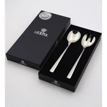 Příbor GERPOL SADA 2 PŘÍBORŮ NA SALÁT LESKLÉ LŽÍCE A VIDLIČKA APOLLO