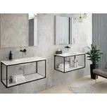 ModUlar pracovní stůl černý mat - 1500x800x600 mm