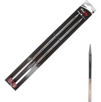 Nástroj na niť a příze Ergonomické pletací jehlice KnitPro Nova Cubics 25 cm 6,5 mm