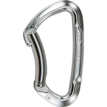 Jištění Climbing Technology Lime B (bent gate) Barva: Silver, Velikost: Onesize