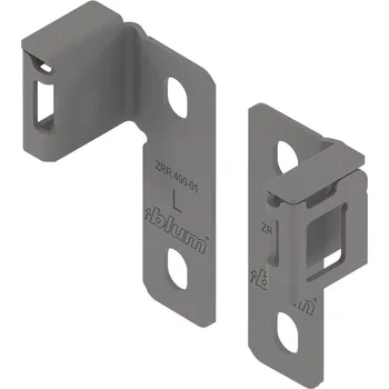 Nábytkové kování Merivobox ZRR.4000 variabilní držák relingu šedá