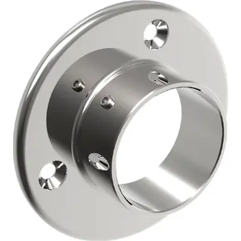 Hahn Steel Nástěnná příruba pro trubku pr. 42,4mm nerezová ocel, AISI 316 - LESK