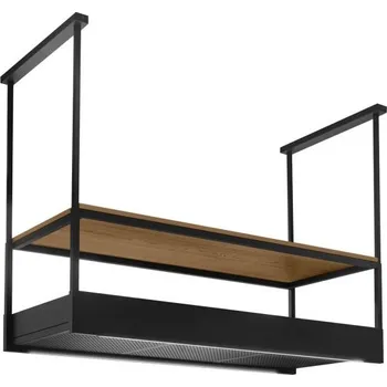 Digestoř Ostrůvková digestoř Nortberg Alvar Wood Black Matt - 150 cm