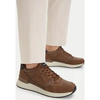 Pánské tenisky Sneakersy Lanetti CEO-REUS-01 Hnědá 41