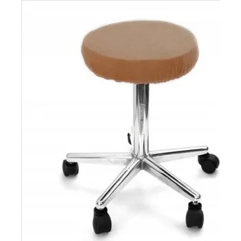 Prostěradlo Froté potah na sedák kosmetické stoličky, tmavě béžový