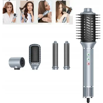 Kulma 5v1 Horkovzdušná rotační kulma a fén na vlasy s ionizací - sada 5 v 1