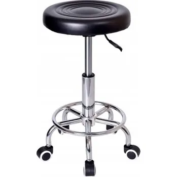 Barová židle Barová Židle eHokery černý 62 cm umělá kůže