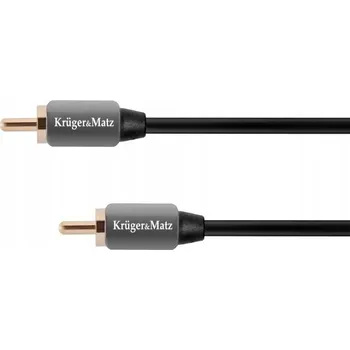 Audio kabel Kabel Kruger&matz KM0302 1x RCA (cinch) - 1x RCA (cinch) 1,8 m