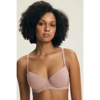 Dámské spodní prádlo Henderson Ladies 43907 Collette push-up podprsenka prašná růže 80B