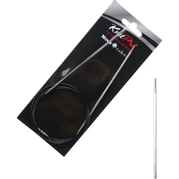Jehlice Kovové kruhové jehlice KnitPro Nova Cubics 100 cm 2,5 mm