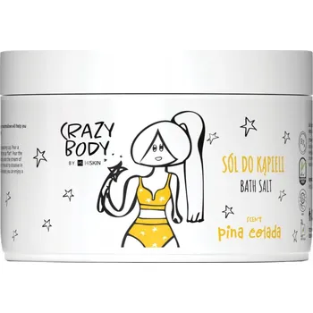 Koupelová sůl CRAZY BODY SŮL DO KOUPELE PINA COLADA 300 ML