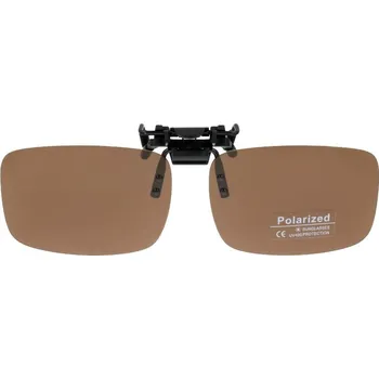 Sluneční brýle POLARIZAČNÍ SLUNEČNÍ KLIPSY NA DIOPTRICKÉ BRÝLE HNĚDÉ