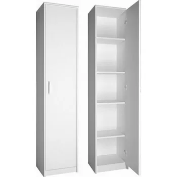 Komoda Regálová skříň VERNIO bílá