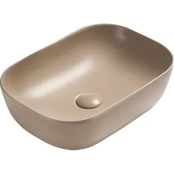 Mexen Rita umyvadlo na desku 45 x 32 cm, cappuccino mat - 21084564 Koupelnové umyvadla