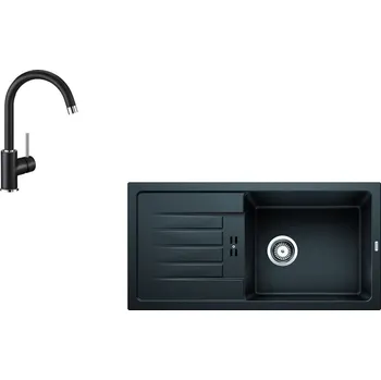 Granitový dřez Blanco Favum XL 6 S + Mida - Černá
