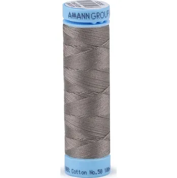 Nit Bavlněné nitě 100 m Etiketní č.50 Triana Amann, střední, 1358 Steel Gray