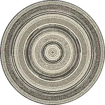 Koberec Spoltex Venkovní kusový koberec Star 19621-267 - hnědobéžový - Průměr 120cm