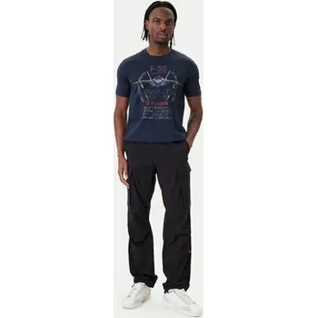 Aeronautica Militare T-Shirt 261TS2536UJ00641 Tmavomodrá Regular Fit 3XL