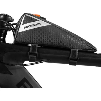 brašna na kolo ROCKBROS Brašna na rám na silniční a horské kolo ČERNÁ