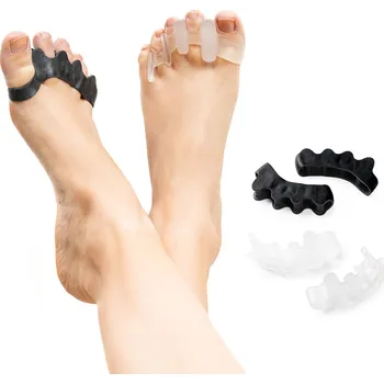 InnovaGoods Oddělovače prstů na nohou pro relaxaci a sport Toelax 4 ks