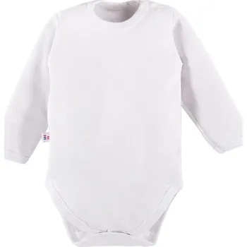 Kojenecký body Eevi Body dlouhý rukáv BÍLÁ - 86