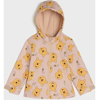 Chlapecká bunda Sinsay - Softshellová bunda s fleecovou podšívkou Winnie the Pooh - béžová - 928HD-08X - 928HD-08X-80