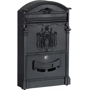 Poštovní schránka Poštovní schránka s přihrádkou na noviny Gockowiak černá